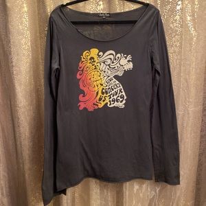 Lucky Tees by Lucky Brand🍀 Dungarees by Gene Montesano made in USA. @2008